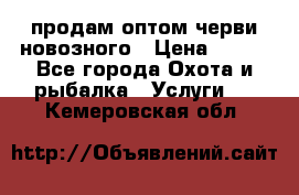 продам оптом черви новозного › Цена ­ 600 - Все города Охота и рыбалка » Услуги   . Кемеровская обл.